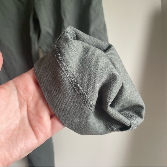 Sage Green Crop Ankle Work Pants - Picture 13 of 13